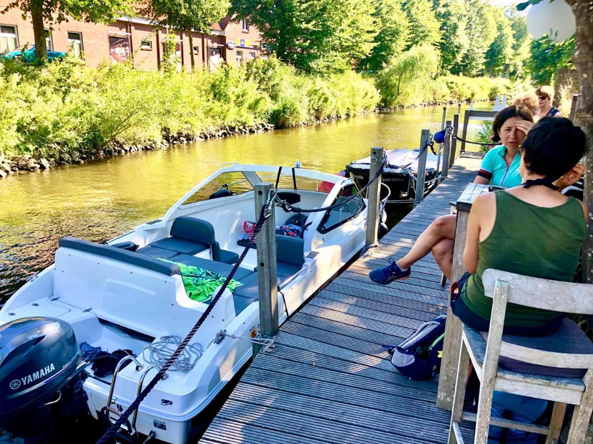 Gaestehaus Kajuete Direkt Am Wasser Friedrichstadt Eksteriør bilde